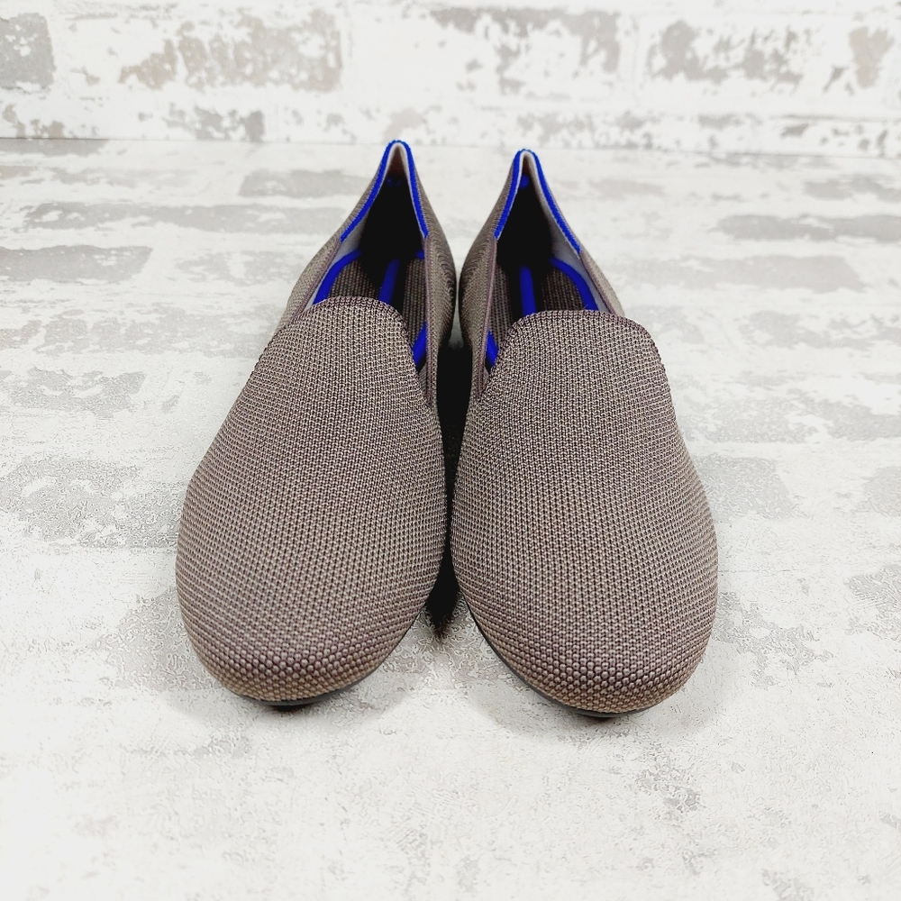 New Rothy's The Loafer Mocha Knit Round Toe Slip On Loafers T305 - Picture 5 of 10